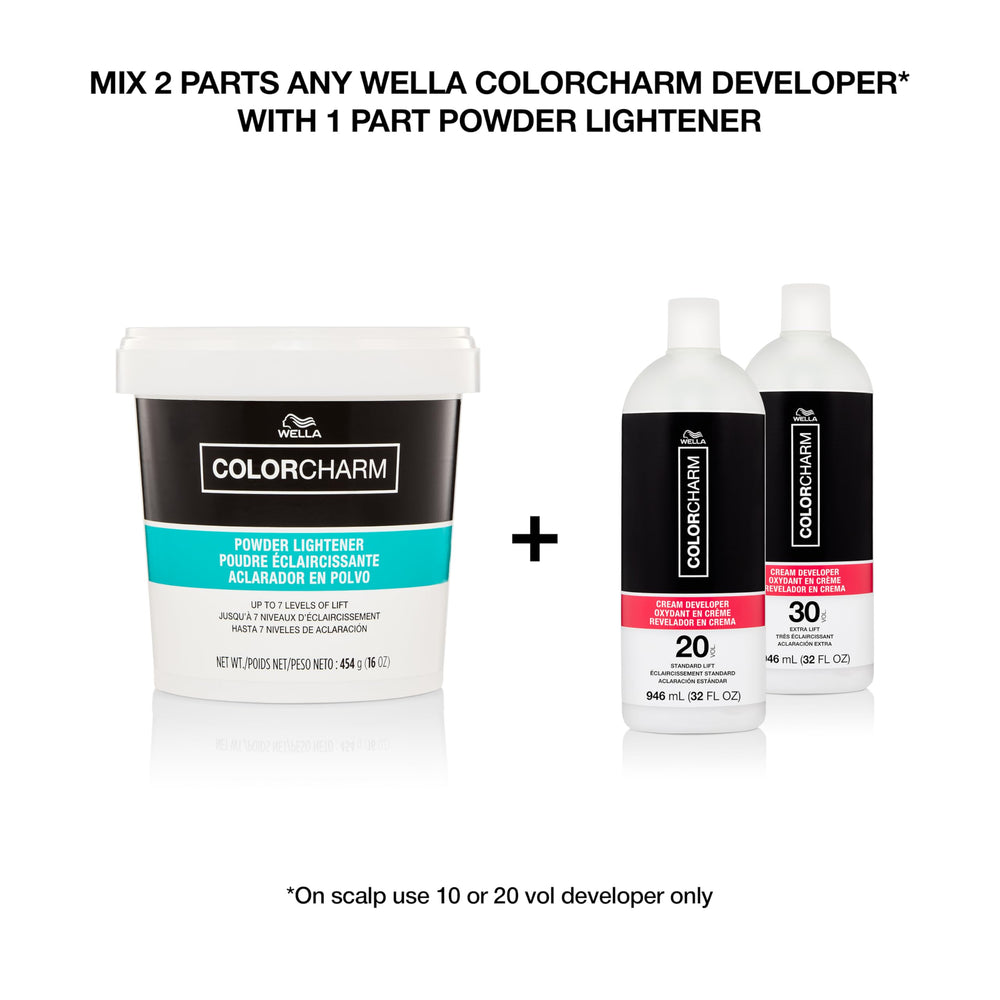 COLORCHARM size and scale next to ruler proving compact salon-ready size