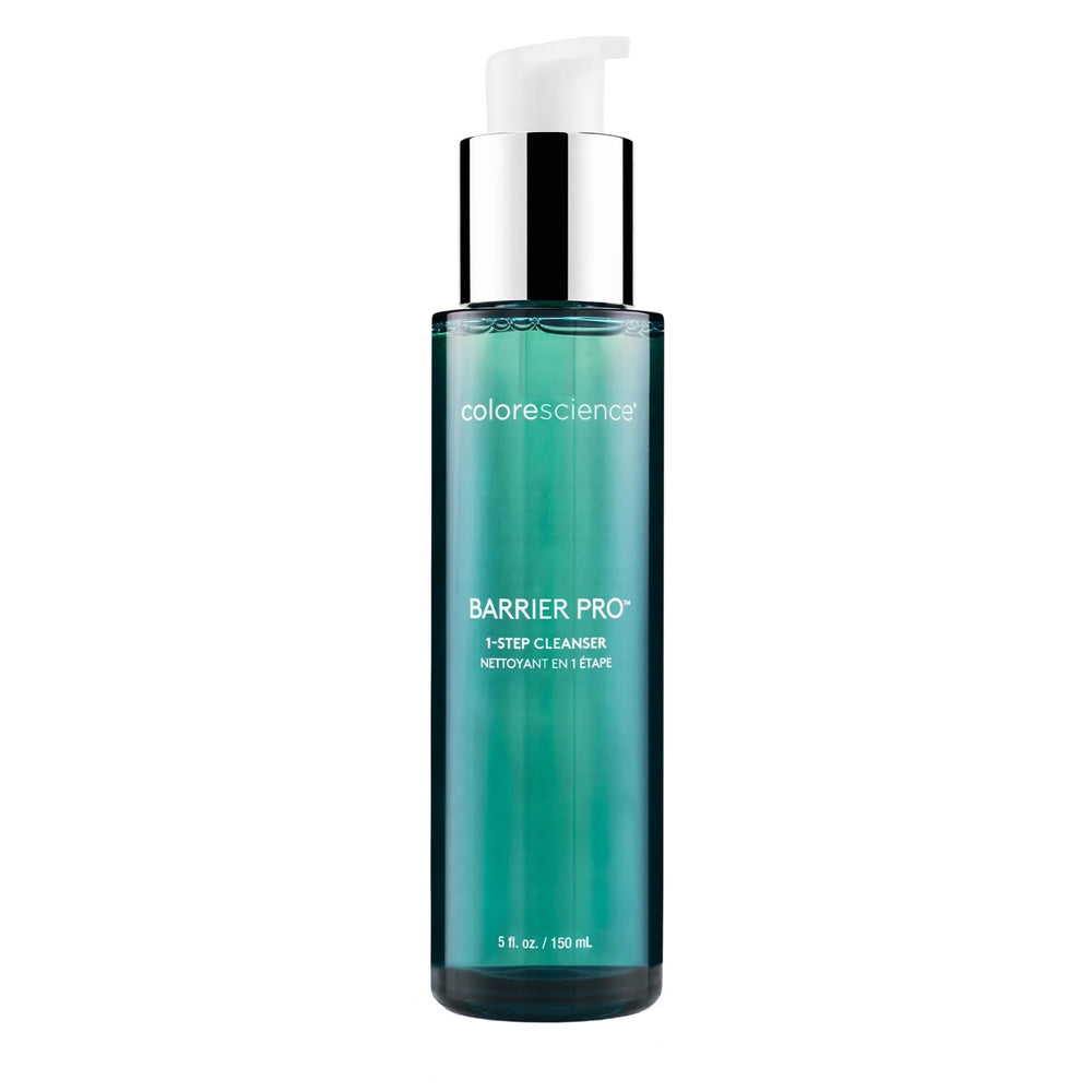 Colorescience front packaging showing 5 oz bottle and clear branding for shelf appeal