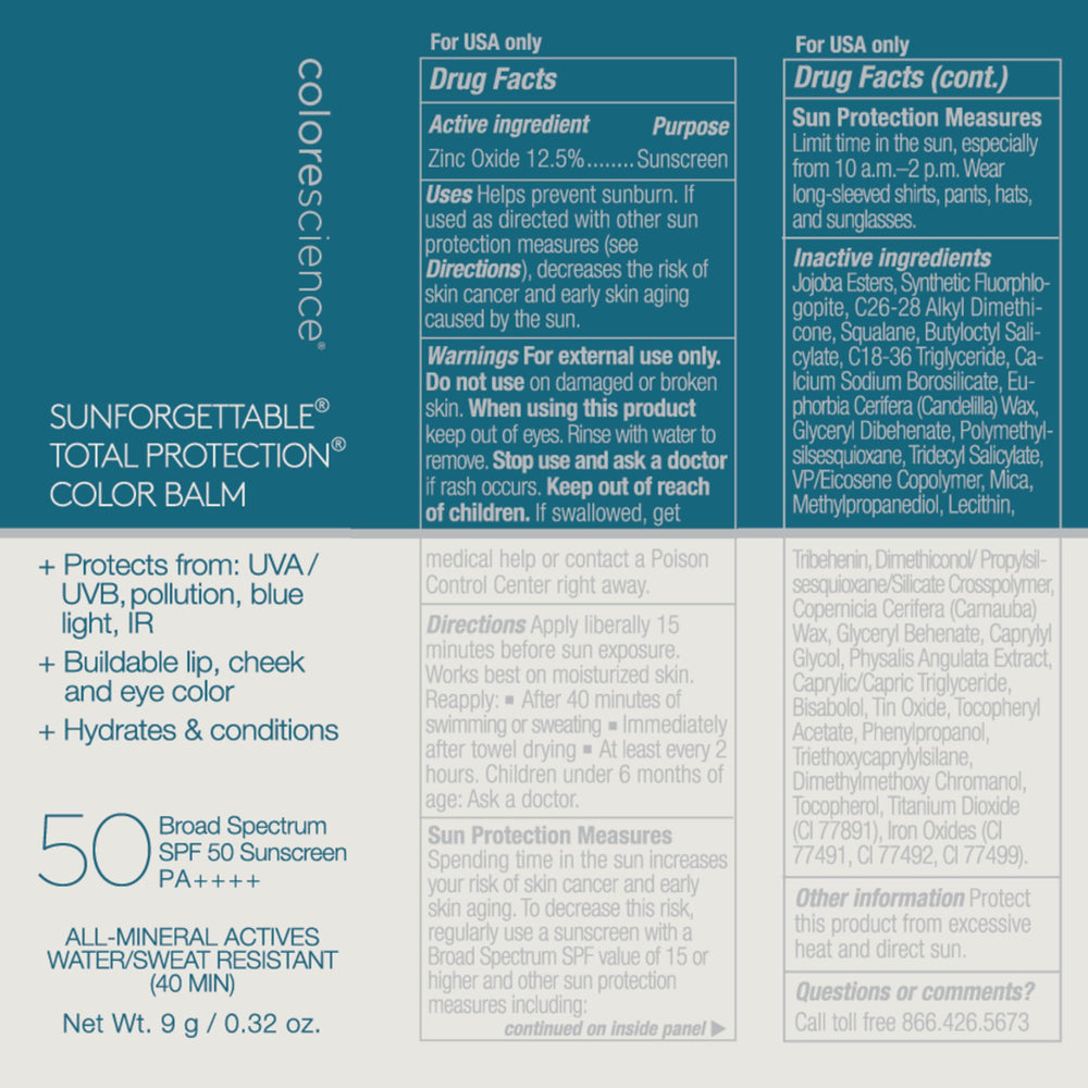 Colorescience water beading on skin to show 40-minute water resistance