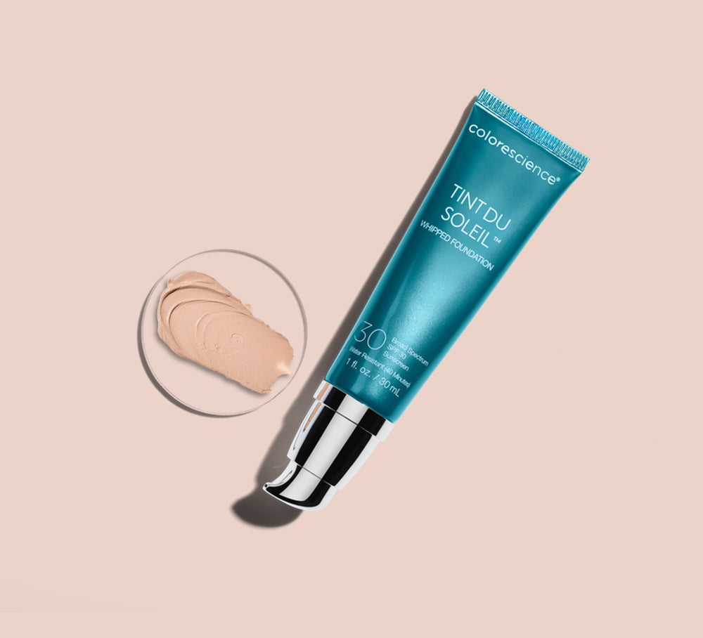 Colorescience jar label and ingredients for transparency and ingredient clarity benefit