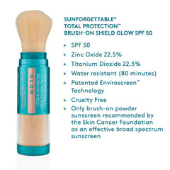 Colorescience Glow powder texture close-up highlighting fine luminous finish