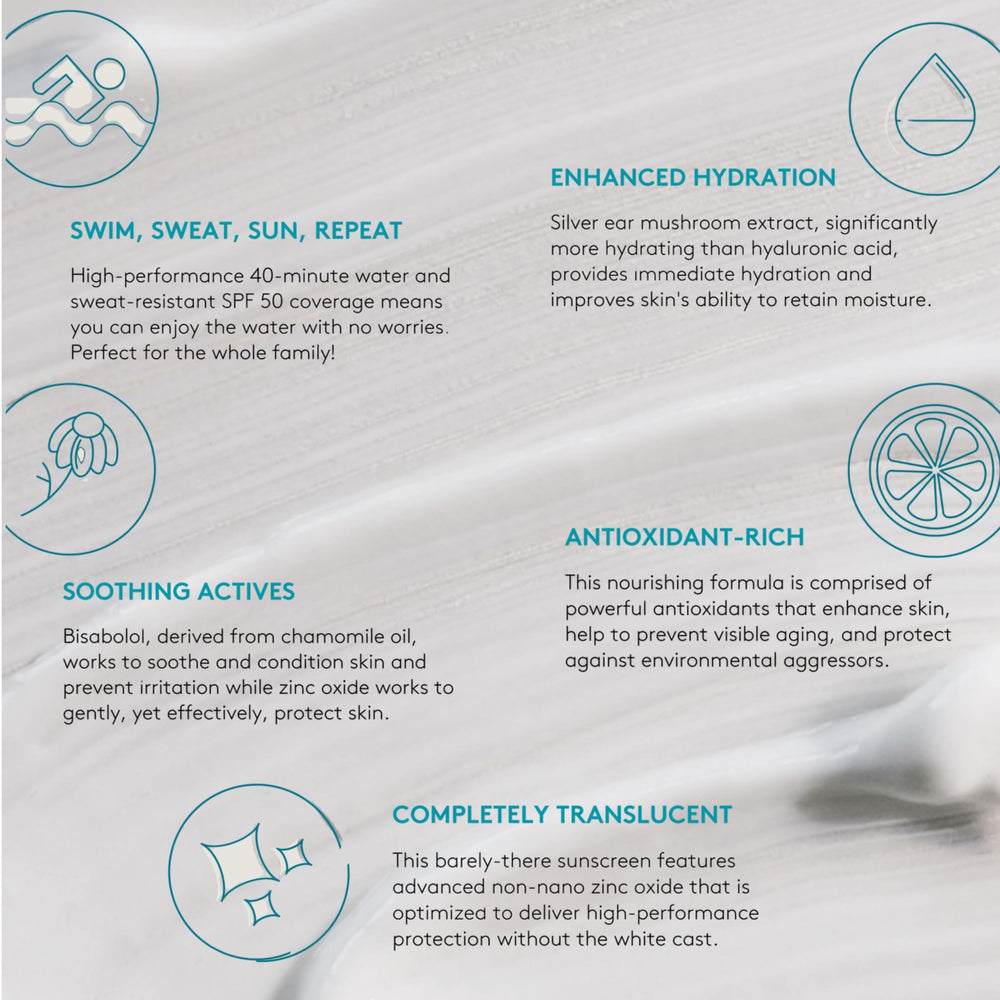 Colorescience ingredient label highlighting EnviroScreen Technology benefits