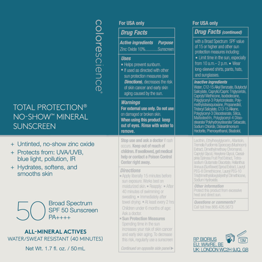 Colorescience water resistance test showing durable protection during activity