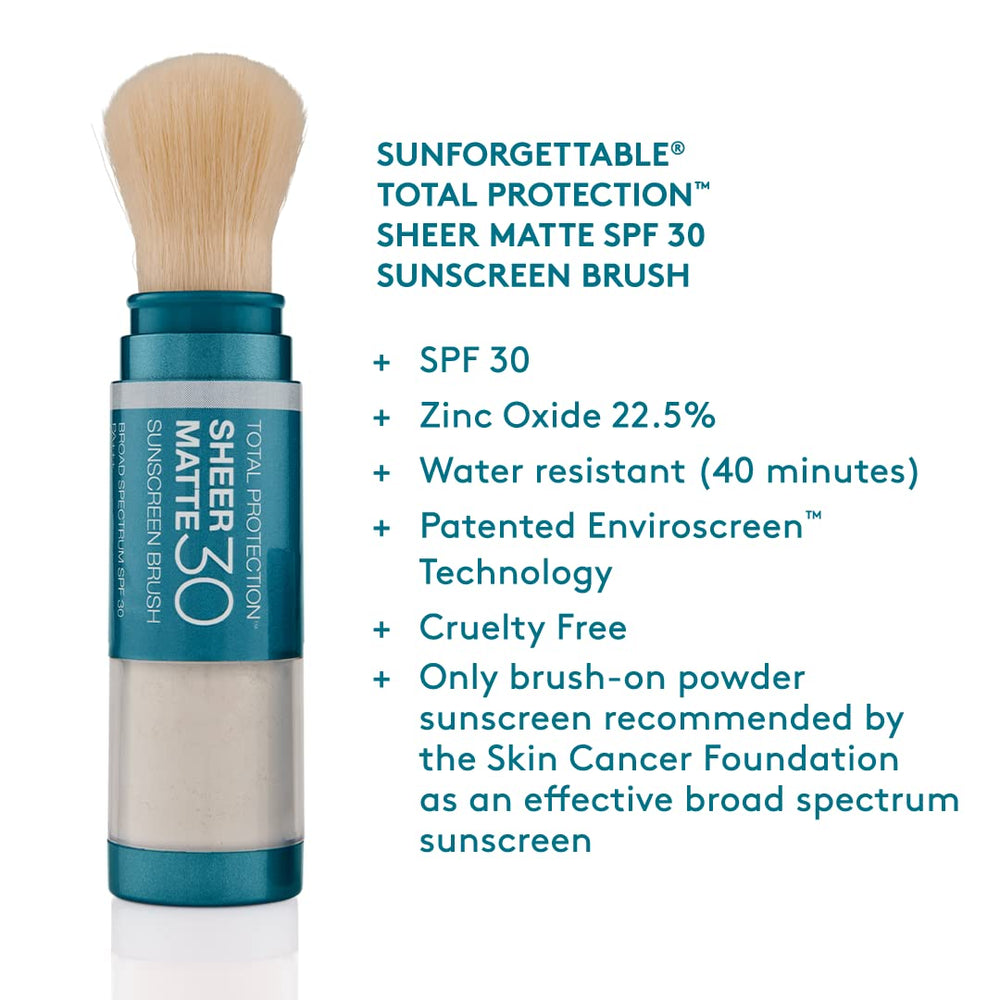 Colorescience powder texture detail showcasing fine mattifying mineral