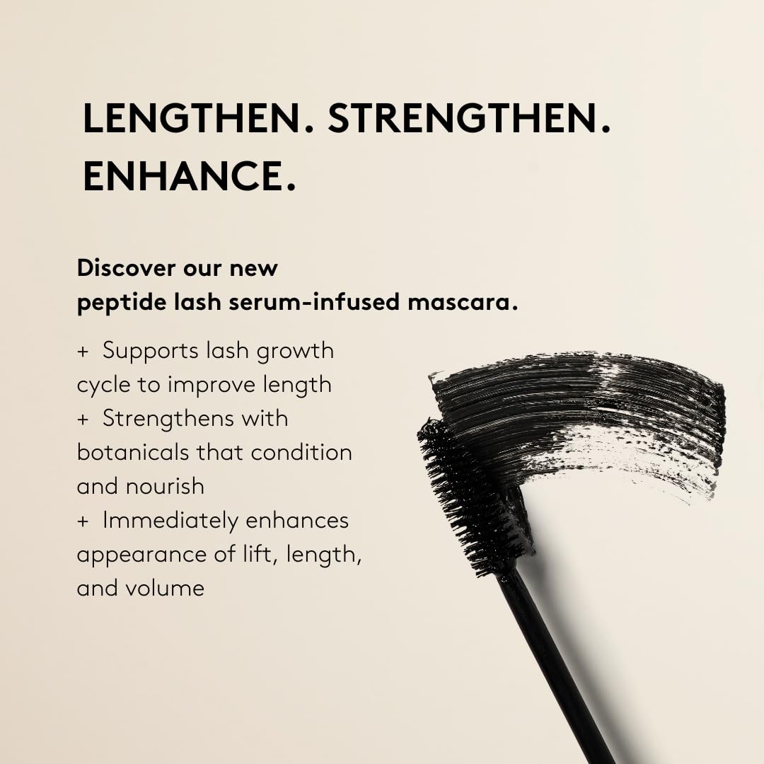 Colorescience mascara in hand for scale showing travel-friendly size and control