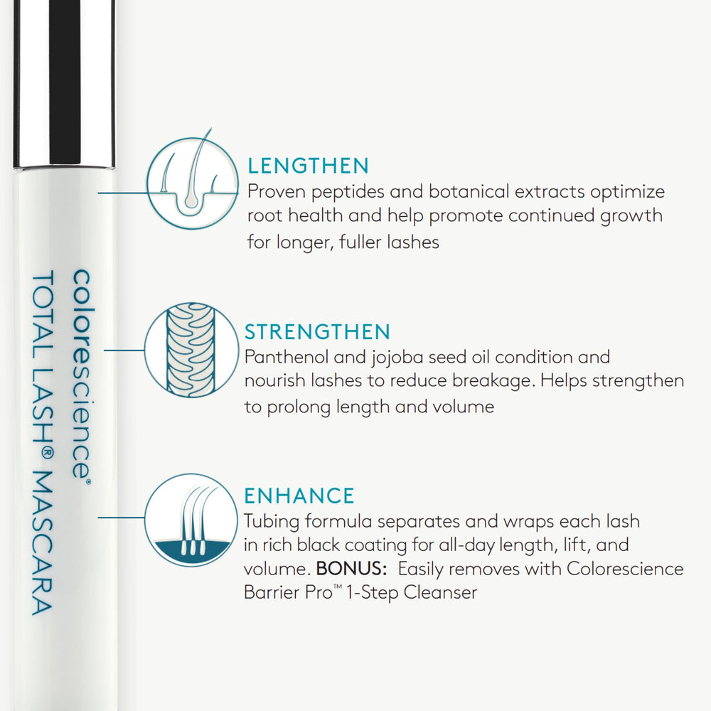 Colorescience removal demo with water showing gentle, damage-free cleansing benefit