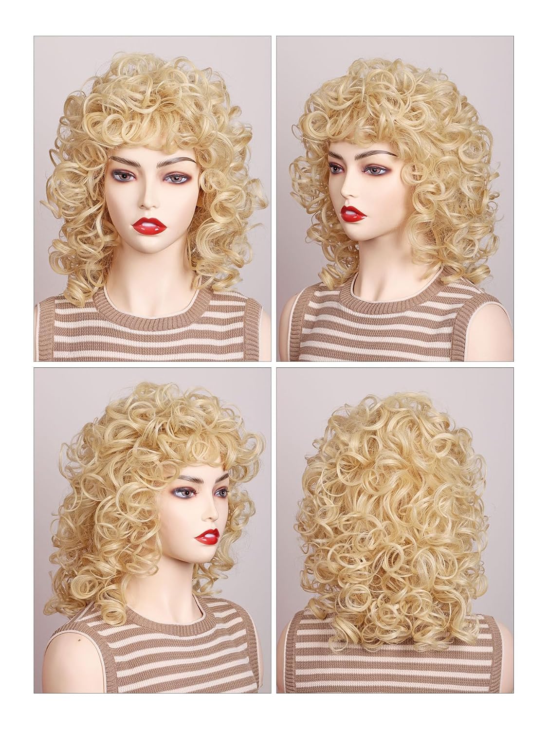 ColorGround wig styled on mannequin demonstrating shape and styling benefit