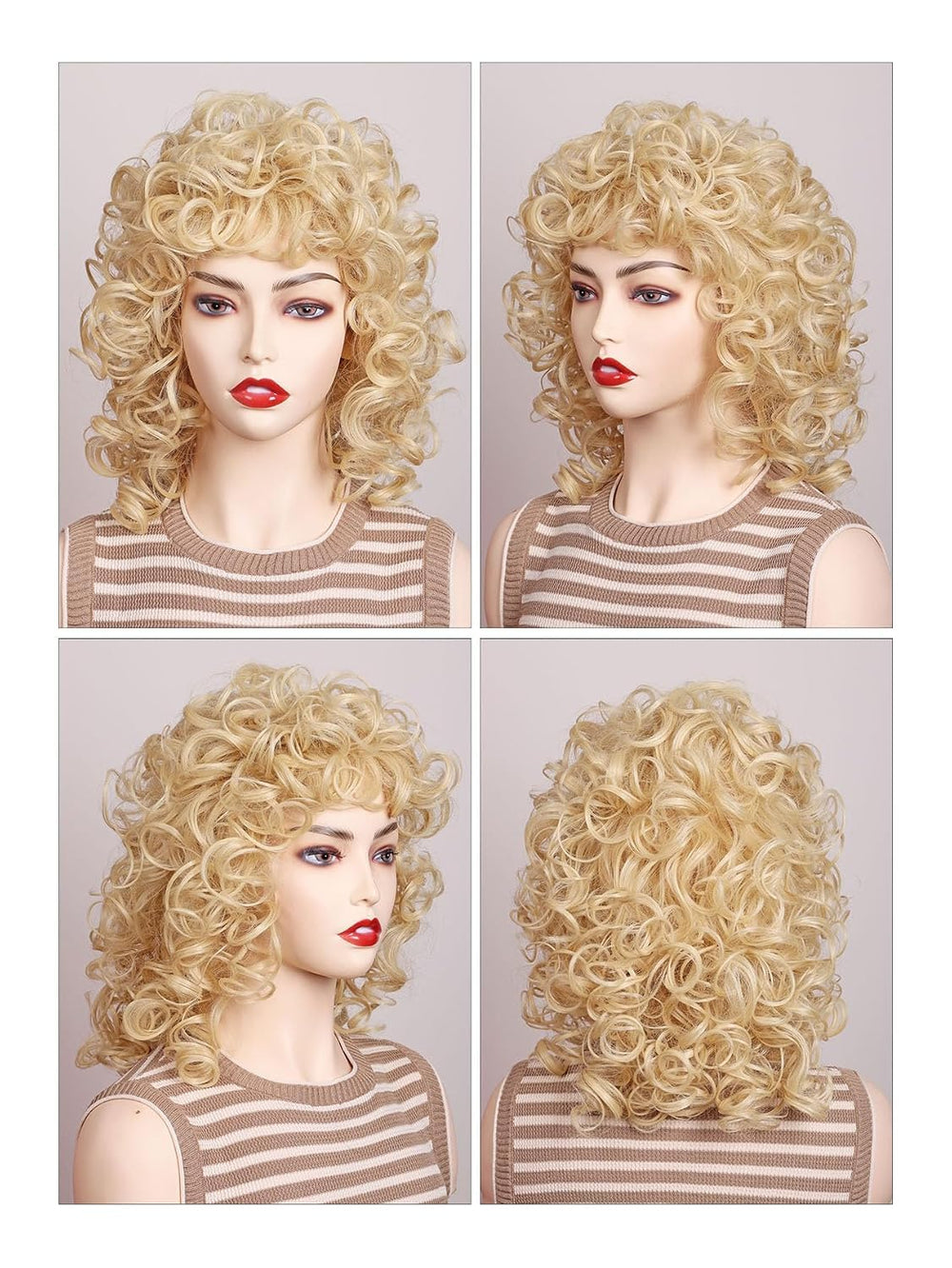 ColorGround wig styled on mannequin demonstrating shape and styling benefit