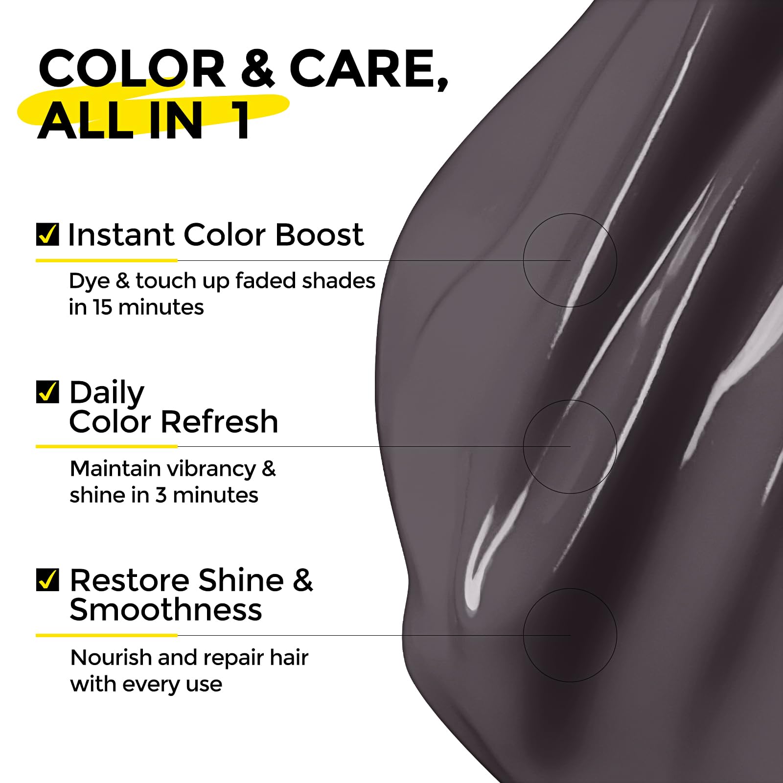 COLORLOMO applying silver conditioner on bleached hair for tone correction