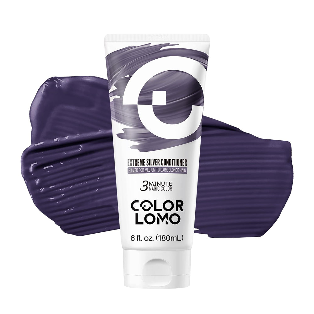 COLORLOMO front packaging showing Extreme Silver benefits