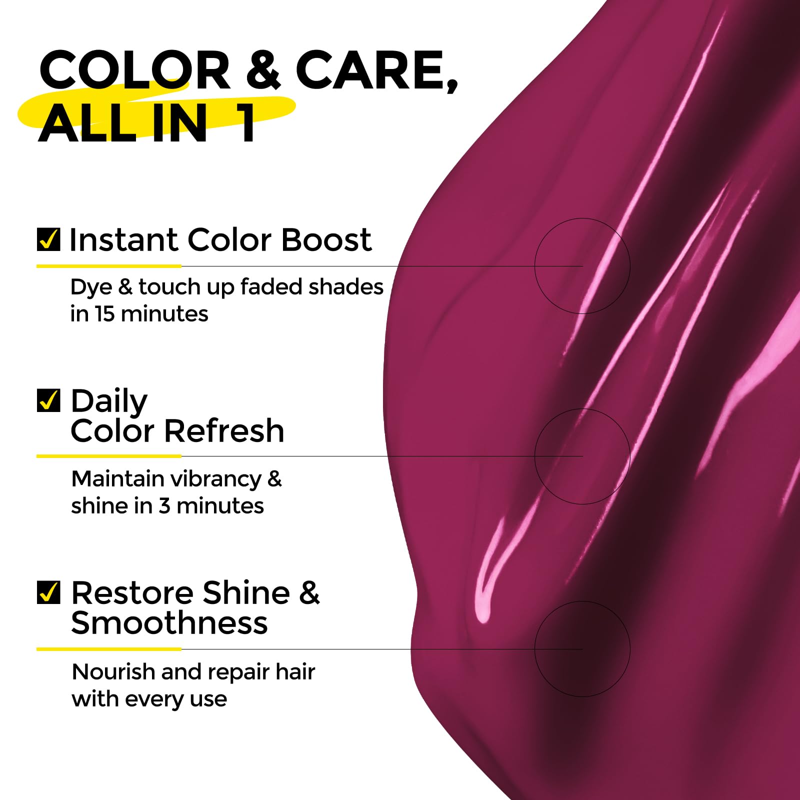 COLORLOMO Merlot pump close-up demonstrating easy dispensing and precise use