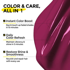 COLORLOMO Merlot pump close-up demonstrating easy dispensing and precise use