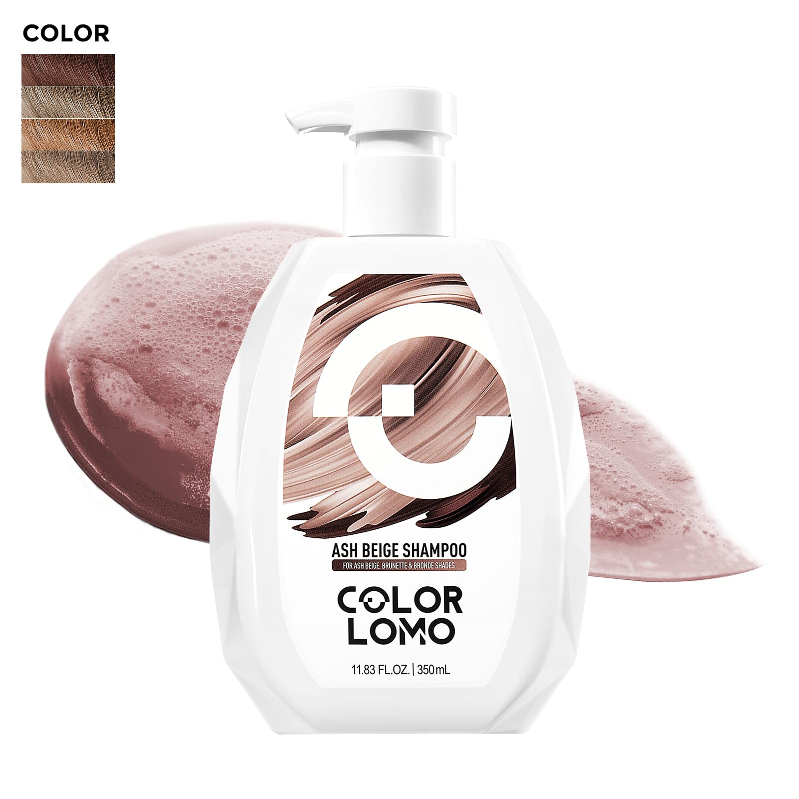 COLORLOMO shampoo paired with conditioner showing complete color maintenance routine