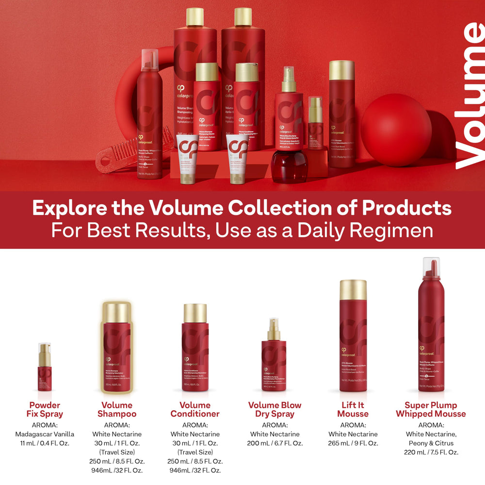 ColorProof bottle staged in bathroom lifestyle scene showing everyday use convenience benefit