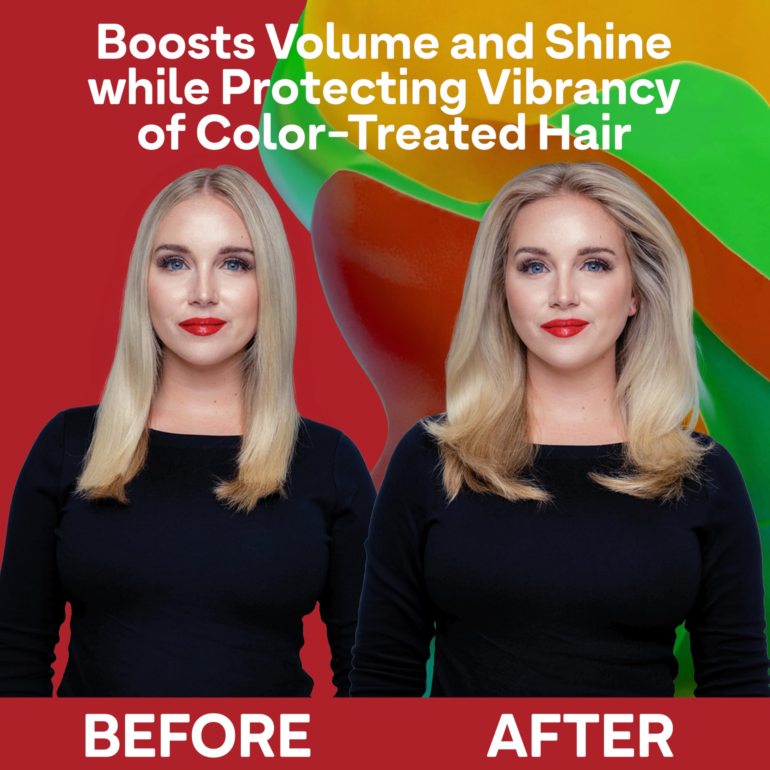 ColorProof conditioner on bathroom counter styled for everyday routine