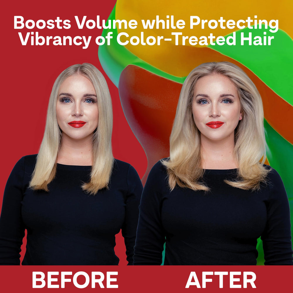 ColorProof product label close-up highlighting color-safe, vegan ingredients benefit