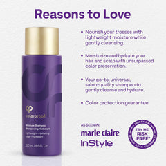 ColorProof Pro-Vitamin B5 ingredient shot showing stronger, shinier hair