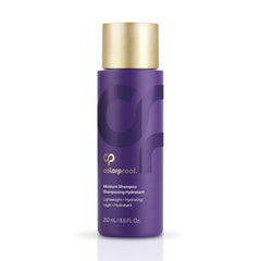ColorProof pump dispensing shampoo highlighting easy, mess-free use