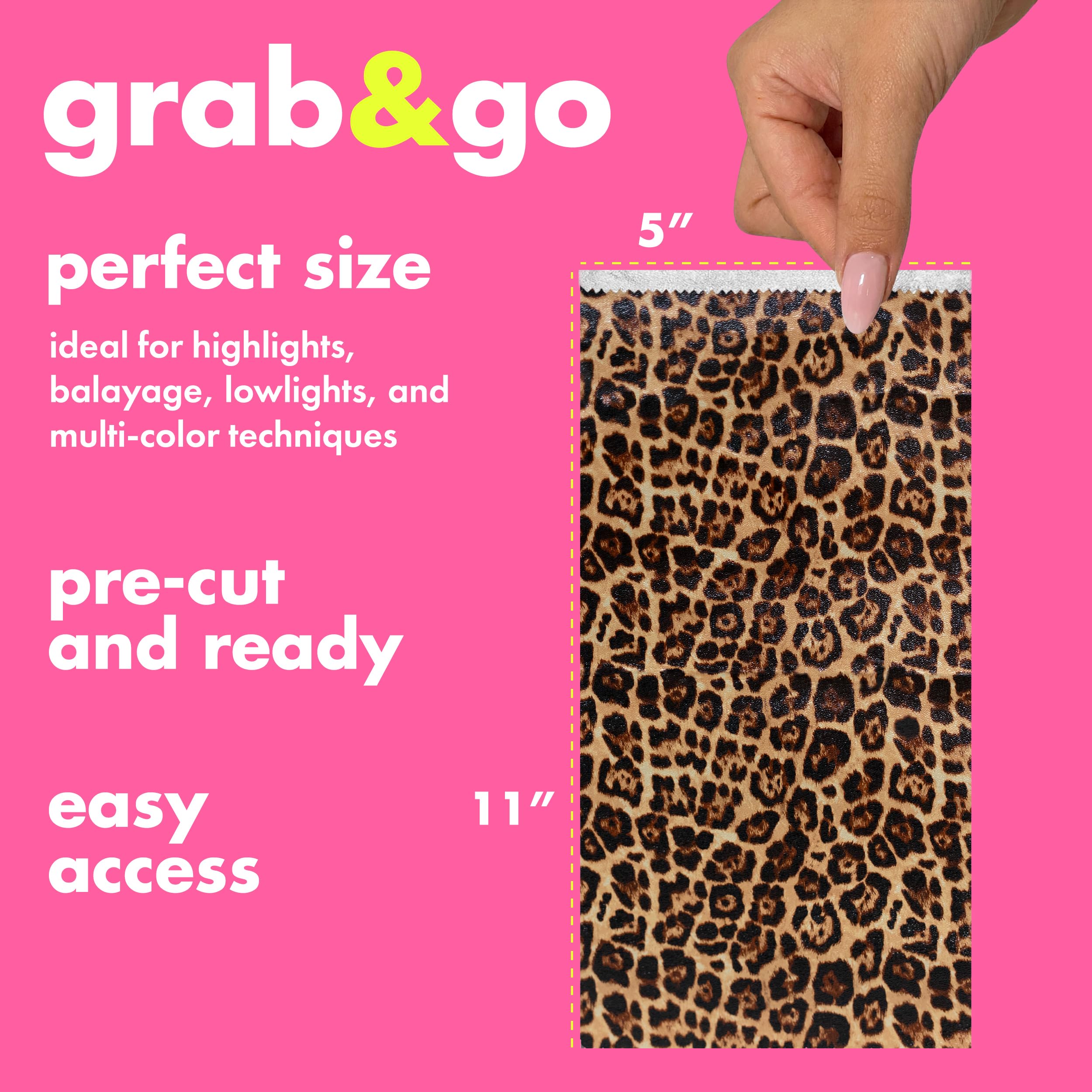 Colortrak foil next to ruler demonstrating the 5 x 11 inch size advantage
