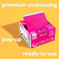 Colortrak Smooch foil texture detail highlighting non-slip surface for steady handling