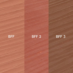 ColourPop three Lippie Pencils laid flat showing BFF, BFF 2, BFF 3 for shade variety