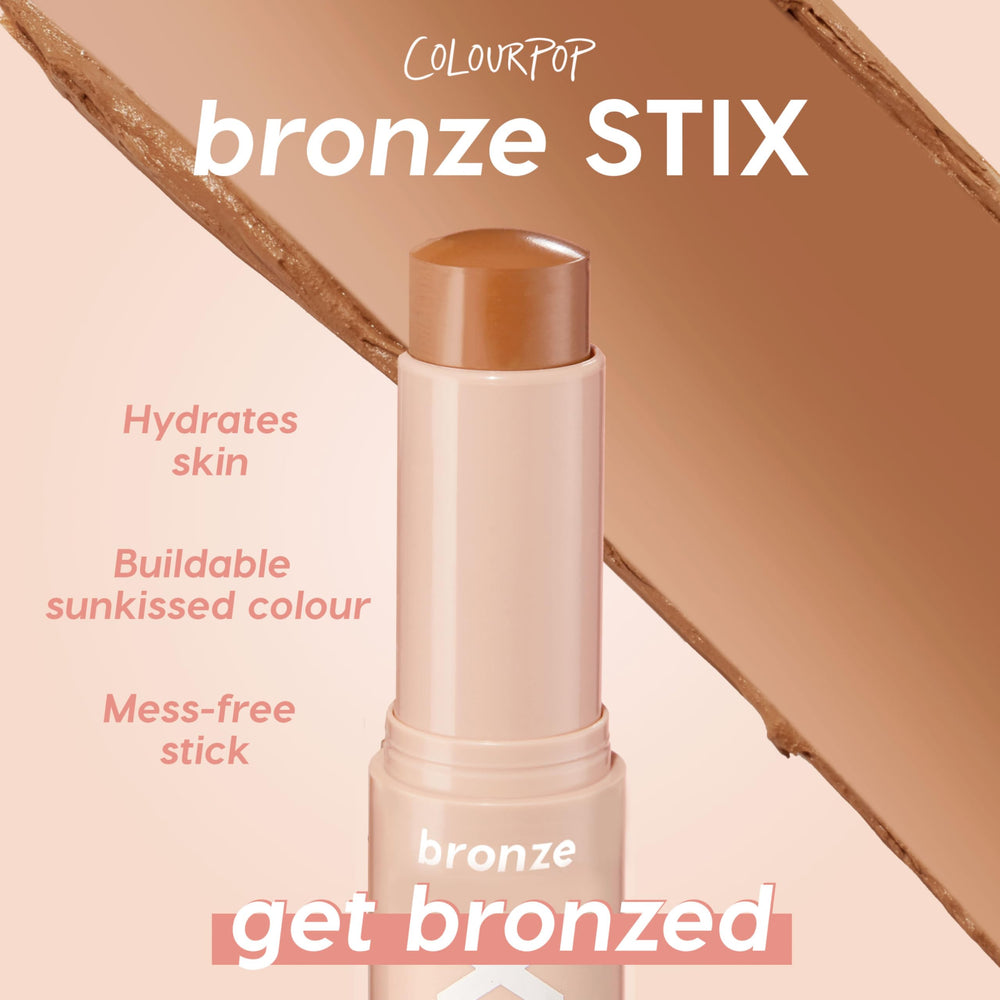 ColourPop Sunny Glow kit with both sticks open showing product shape and color