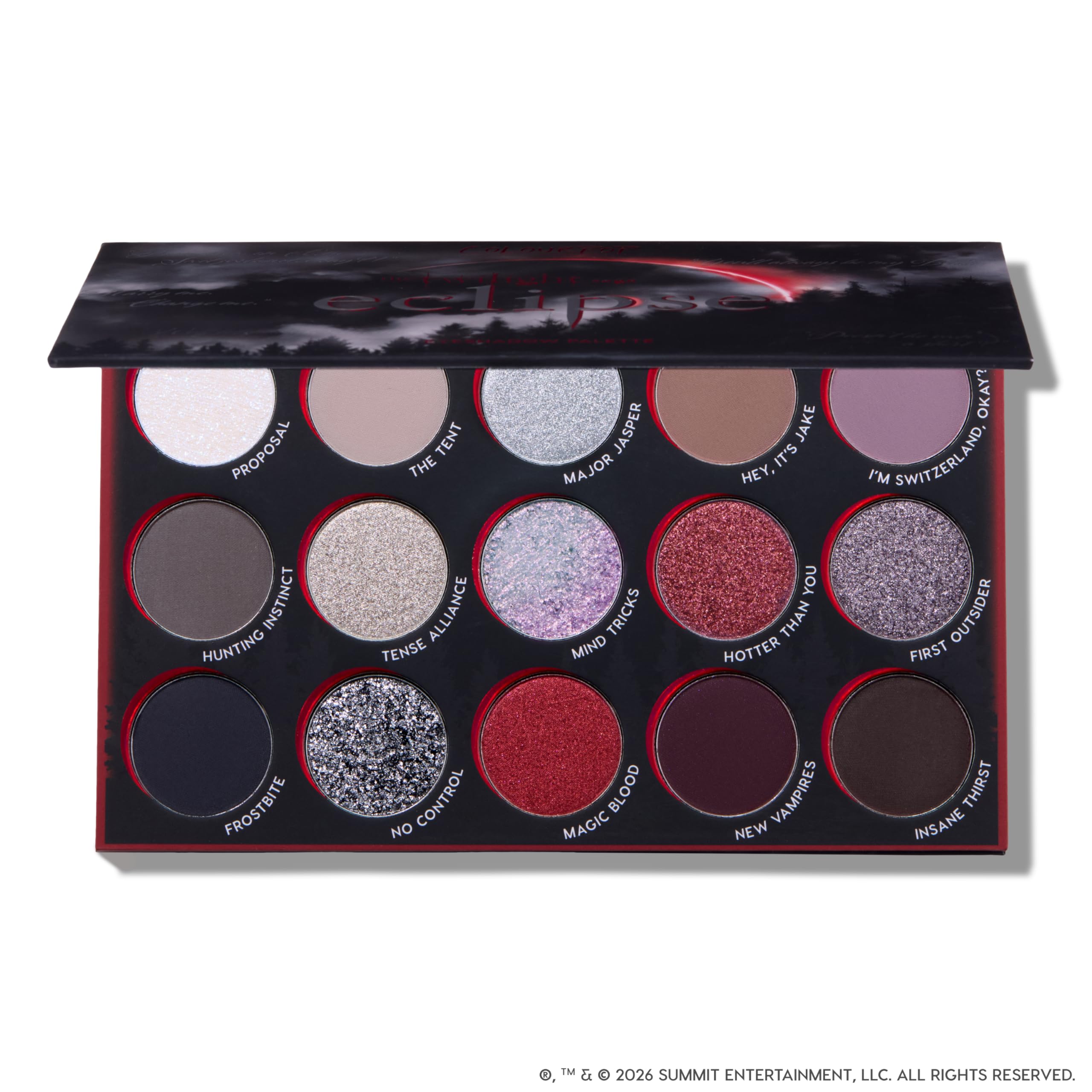 ColourPop palette used for evening makeup look showing dramatic, long-wearing benefit