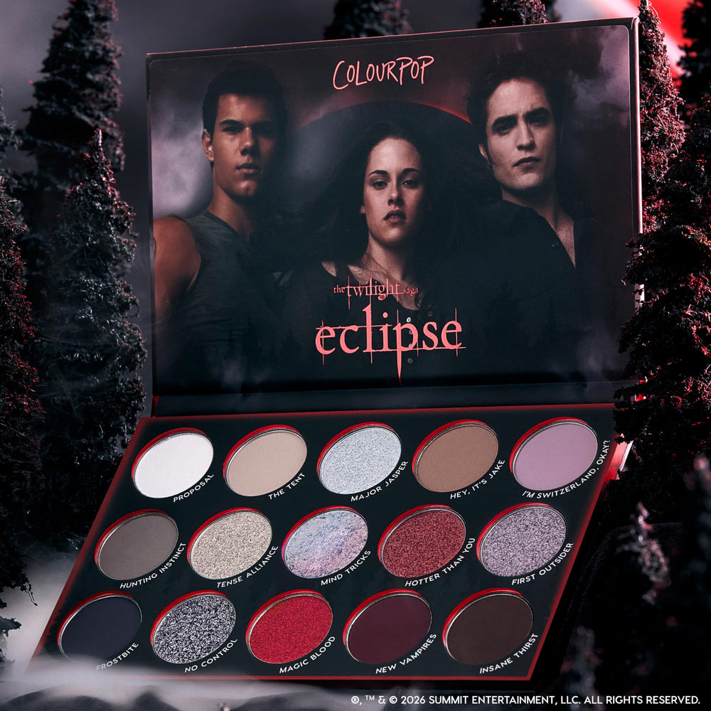 ColourPop themed packaging box showing collaboration artwork and collector appeal benefit