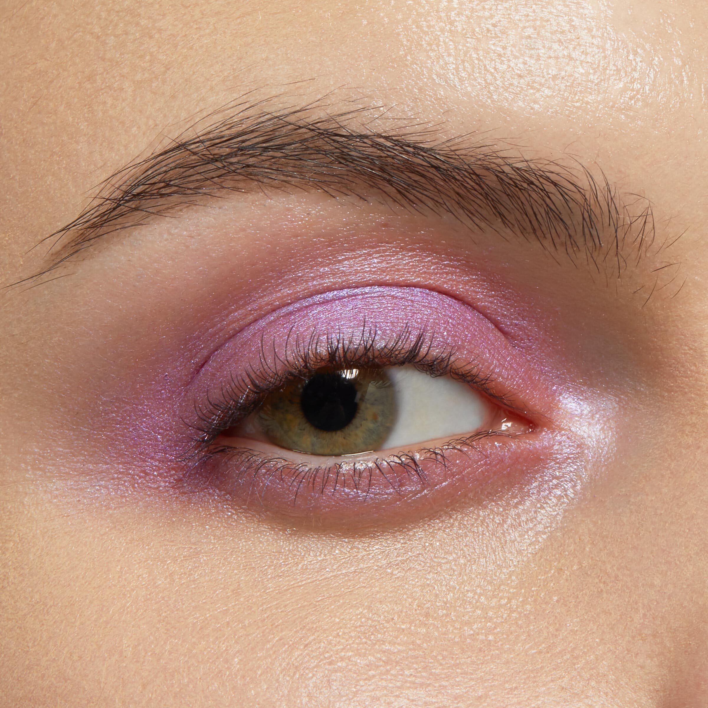 ColourPop Shadow Stix applied on eyelid demonstrating quick blendability