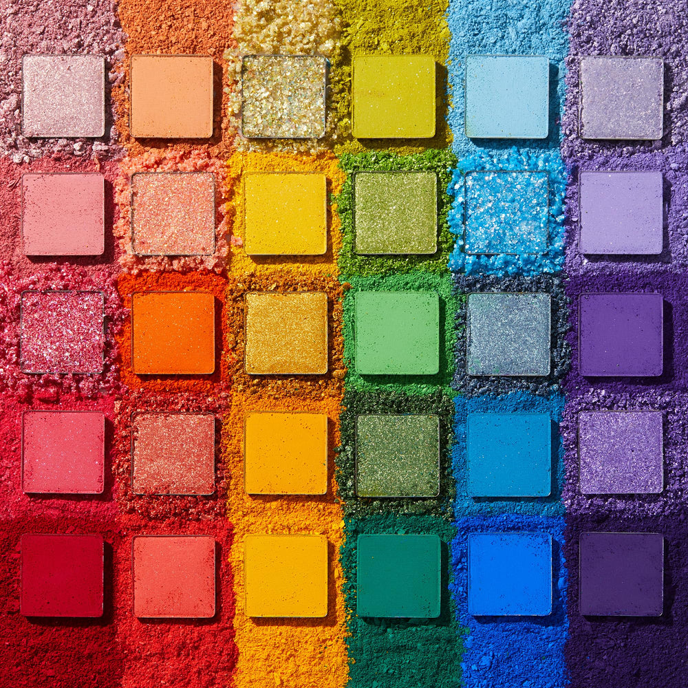 ColourPop Fade Into Hue pan close-up displaying pigments for true-to-color application