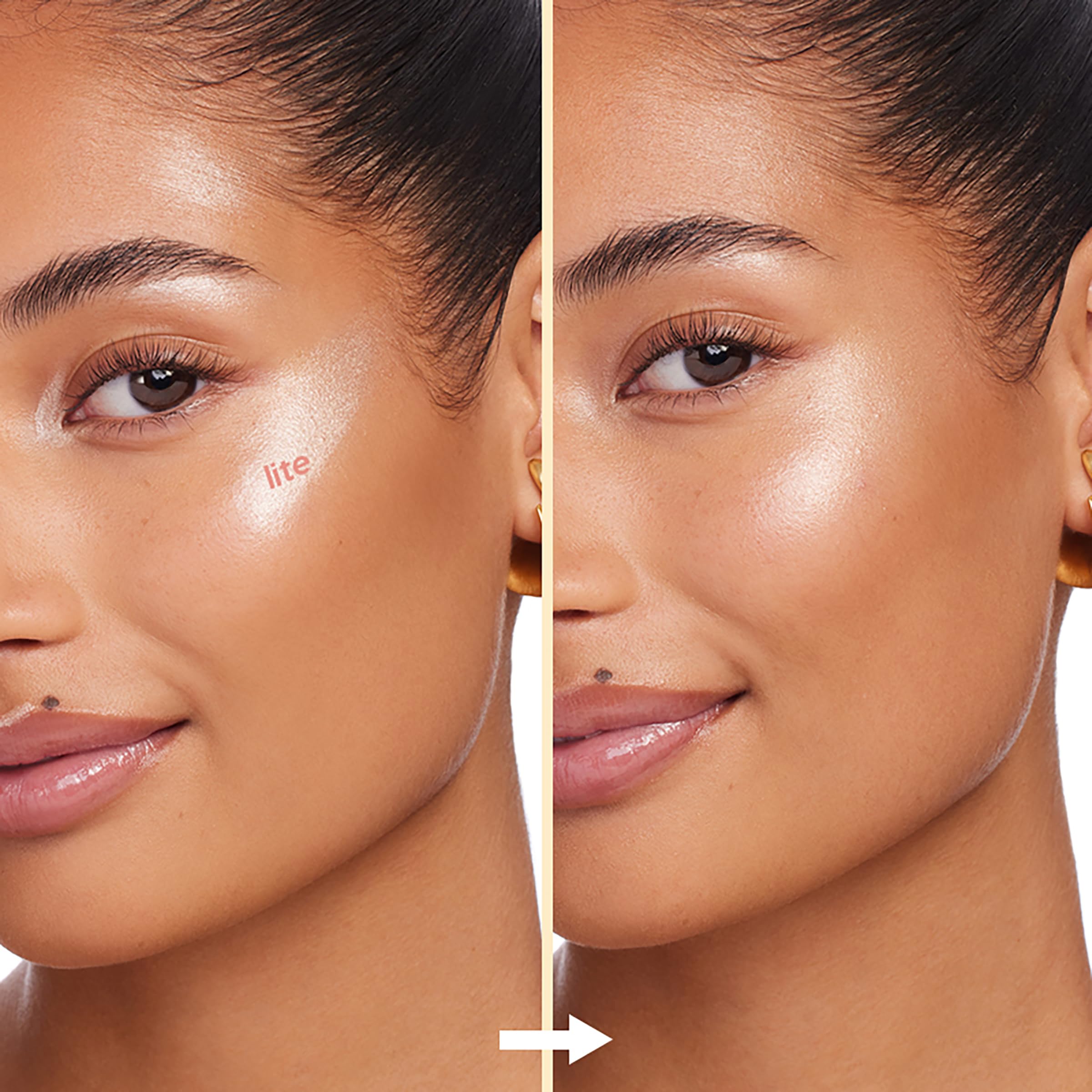 ColourPop kit applied to model cheeks demonstrating sculpting and natural sunkissed effect