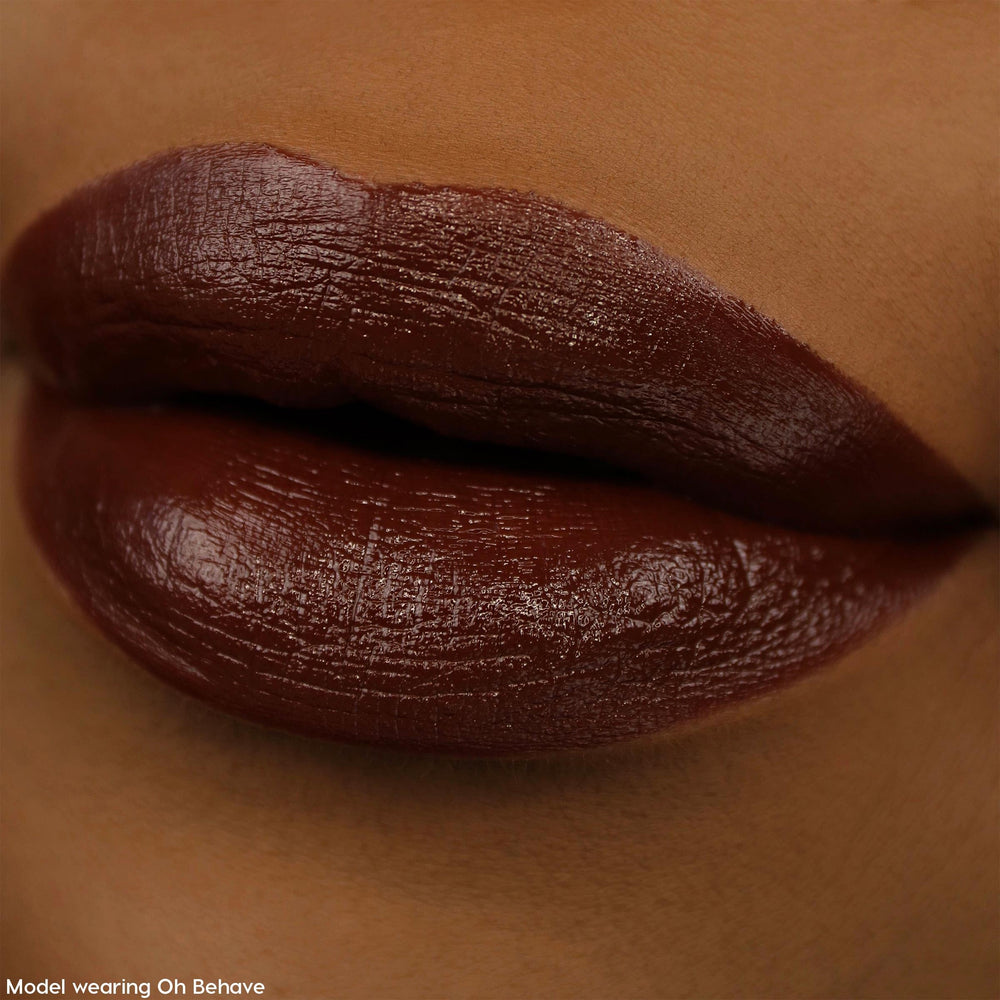 ColourPop lippie stix applied on lips demonstrating wearable nude finishes