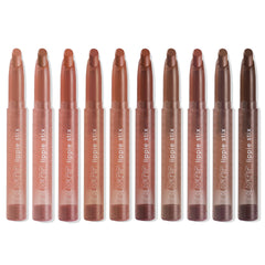 ColourPop open vault displaying all ten nude lippie stix for quick selection