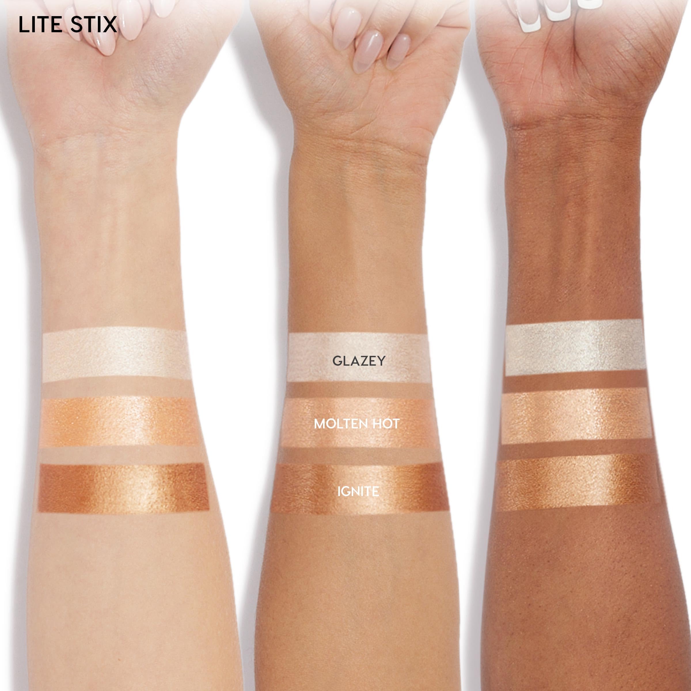 ColourPop Lite Stix Glazey cream highlighter close-up texture for seamless luminous finish
