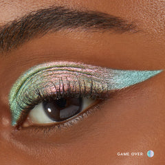 ColourPop Shadow Stix applied on eyelid showing vibrant multichrome payoff