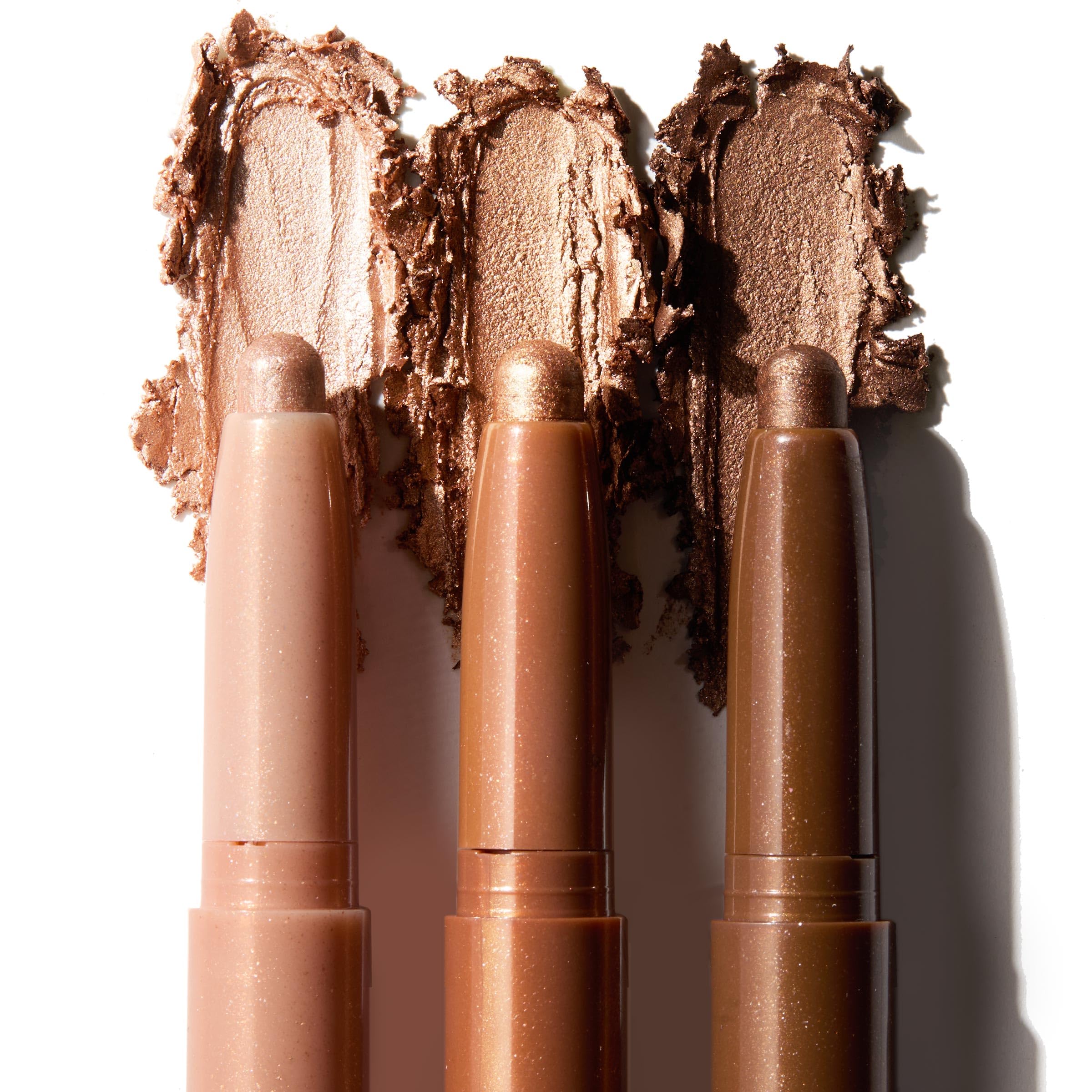 ColourPop open sticks displayed to show each metallic shade and easy application