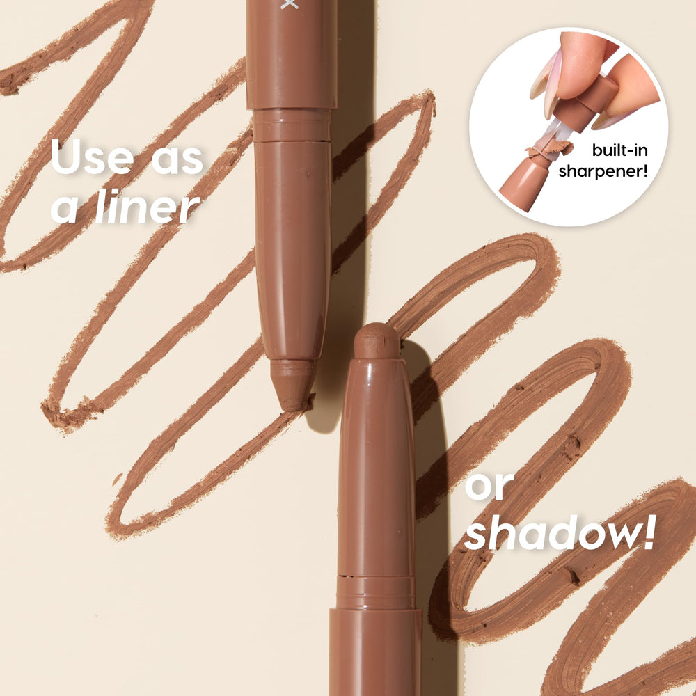 ColourPop next to a ruler to show compact size and travel convenience
