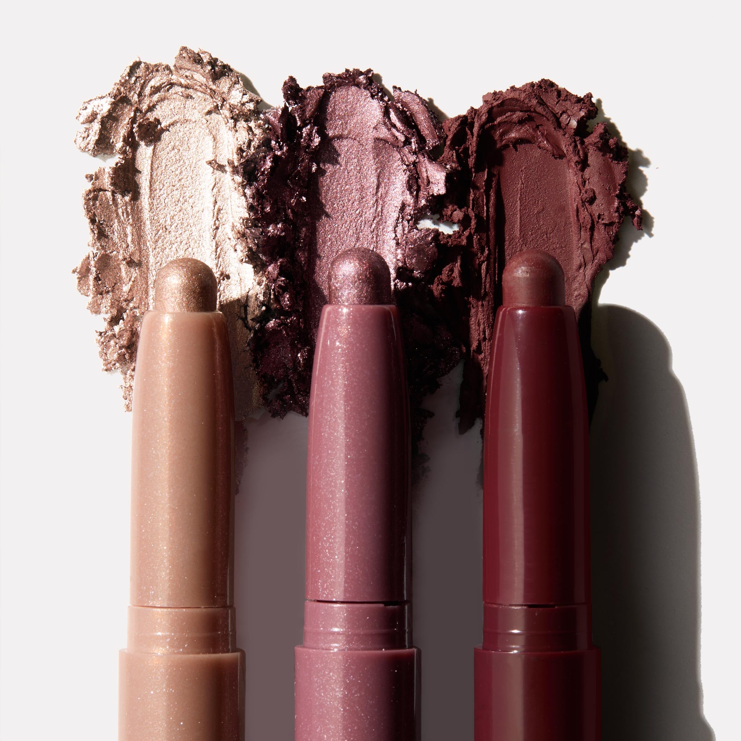 ColourPop close-up texture of cream Shadow Stix, smooth blendable formula