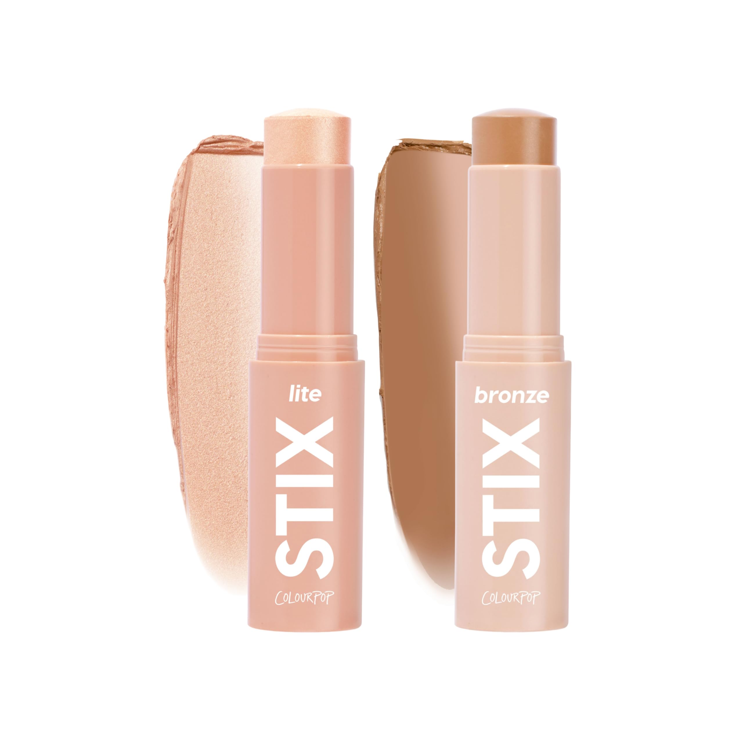 ColourPop Sunny Glow kit front view showing packaging and two sticks for easy use