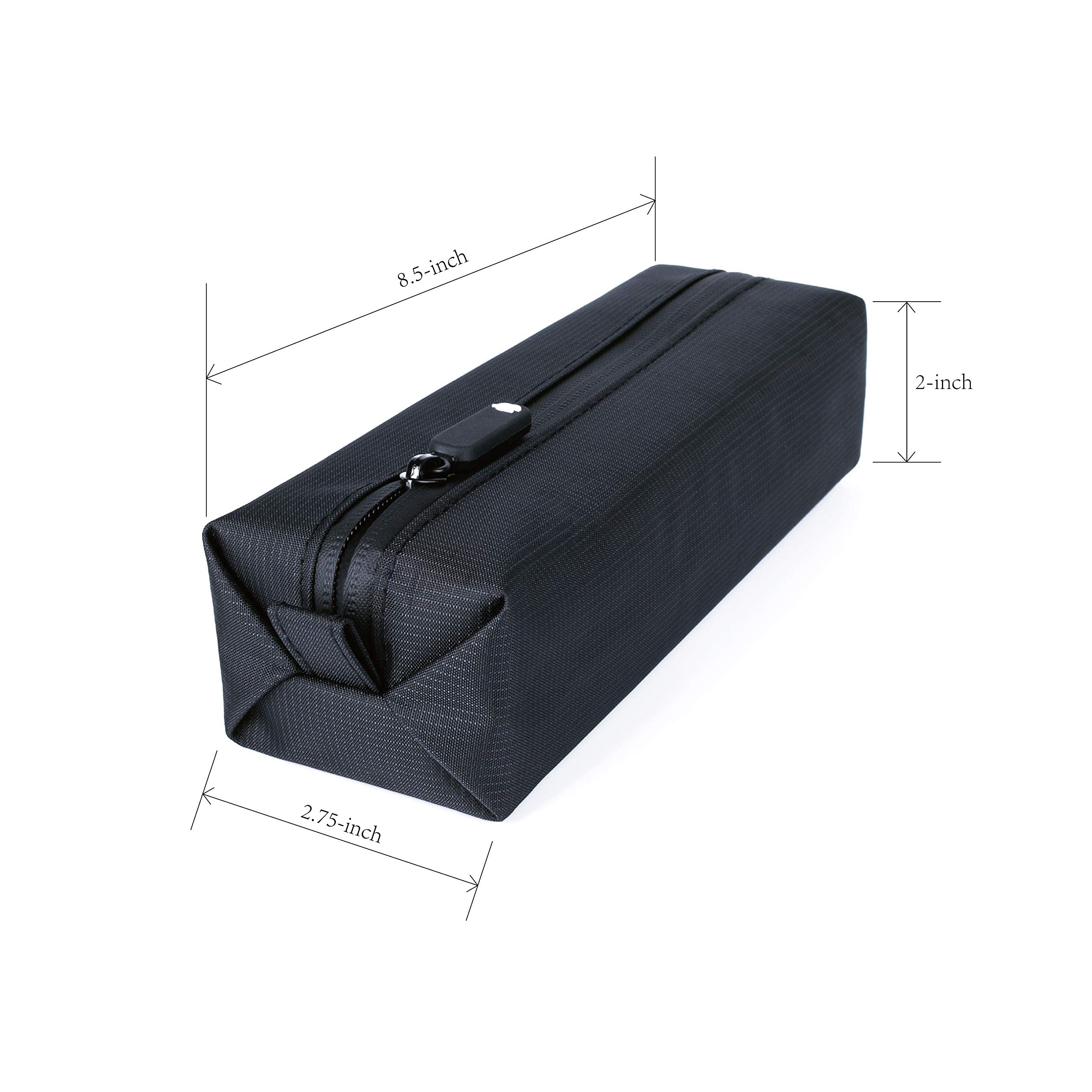 Comfyable collapsed flat profile saving suitcase space and storage