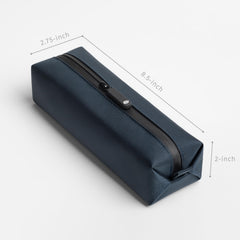 Comfyable interior organization with cables and toiletries neatly arranged for convenience