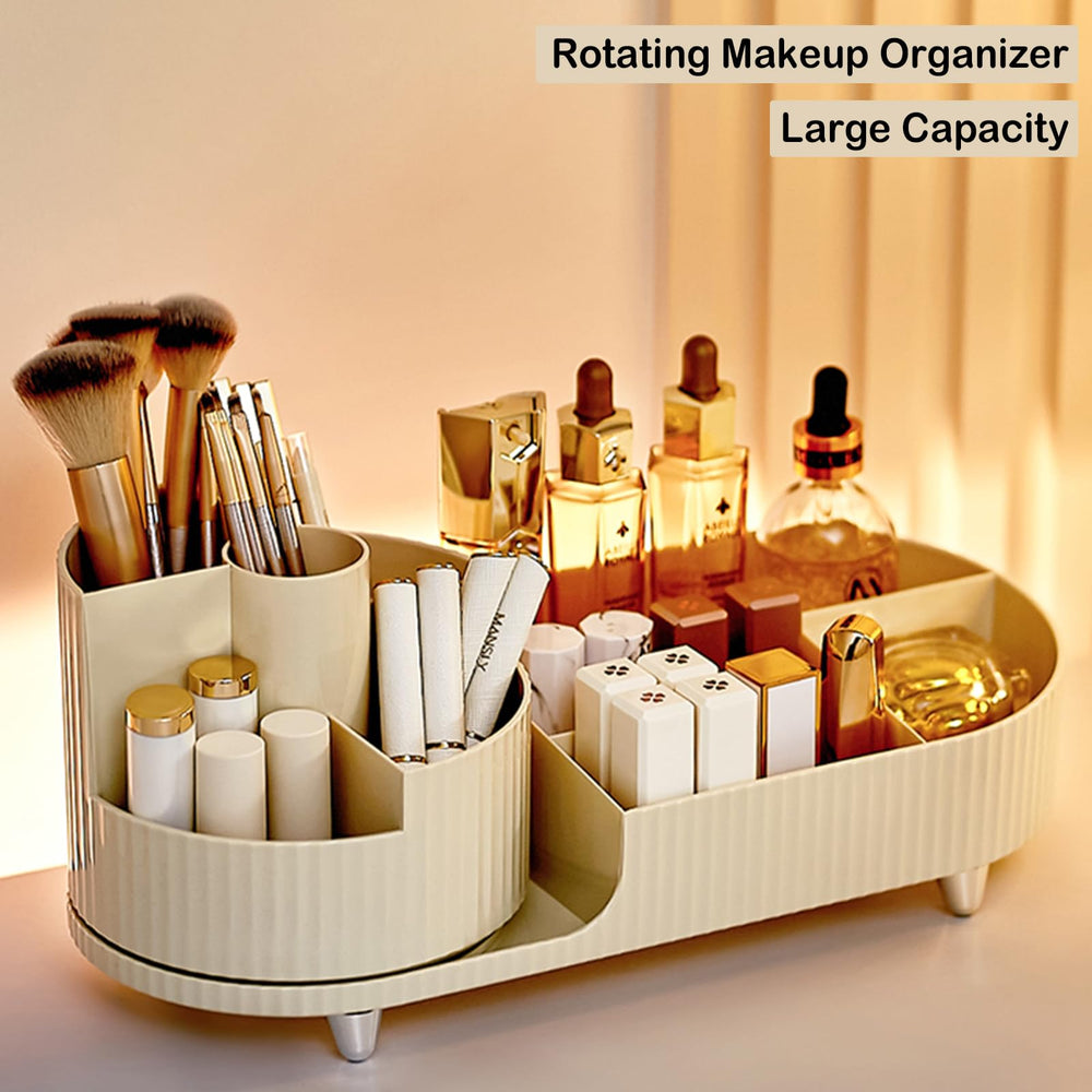 COMFYROOM lifestyle vanity setup with organizer creating a clutter-free display