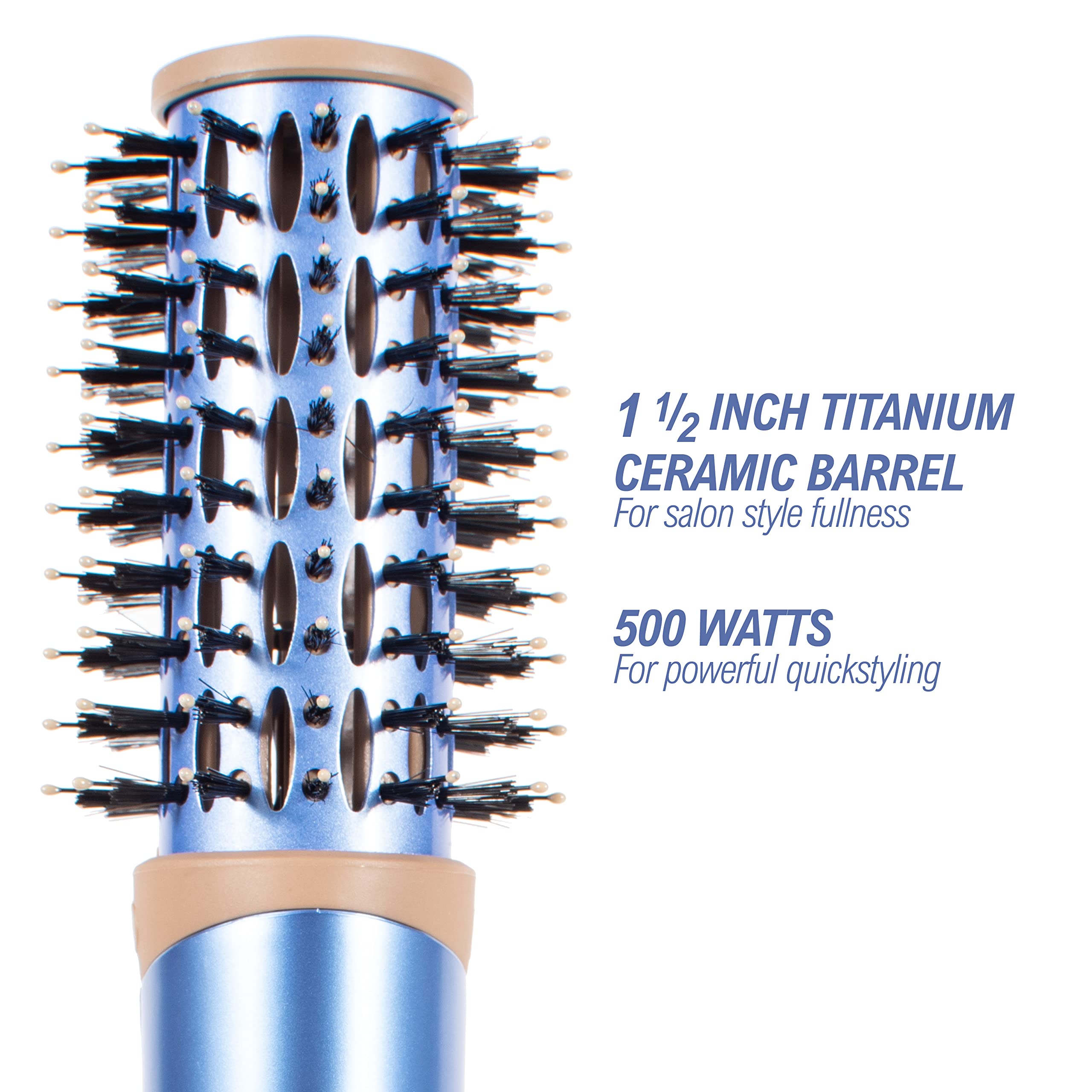 Conair BC850 nano-titanium ceramic barrel close-up for even heat distribution