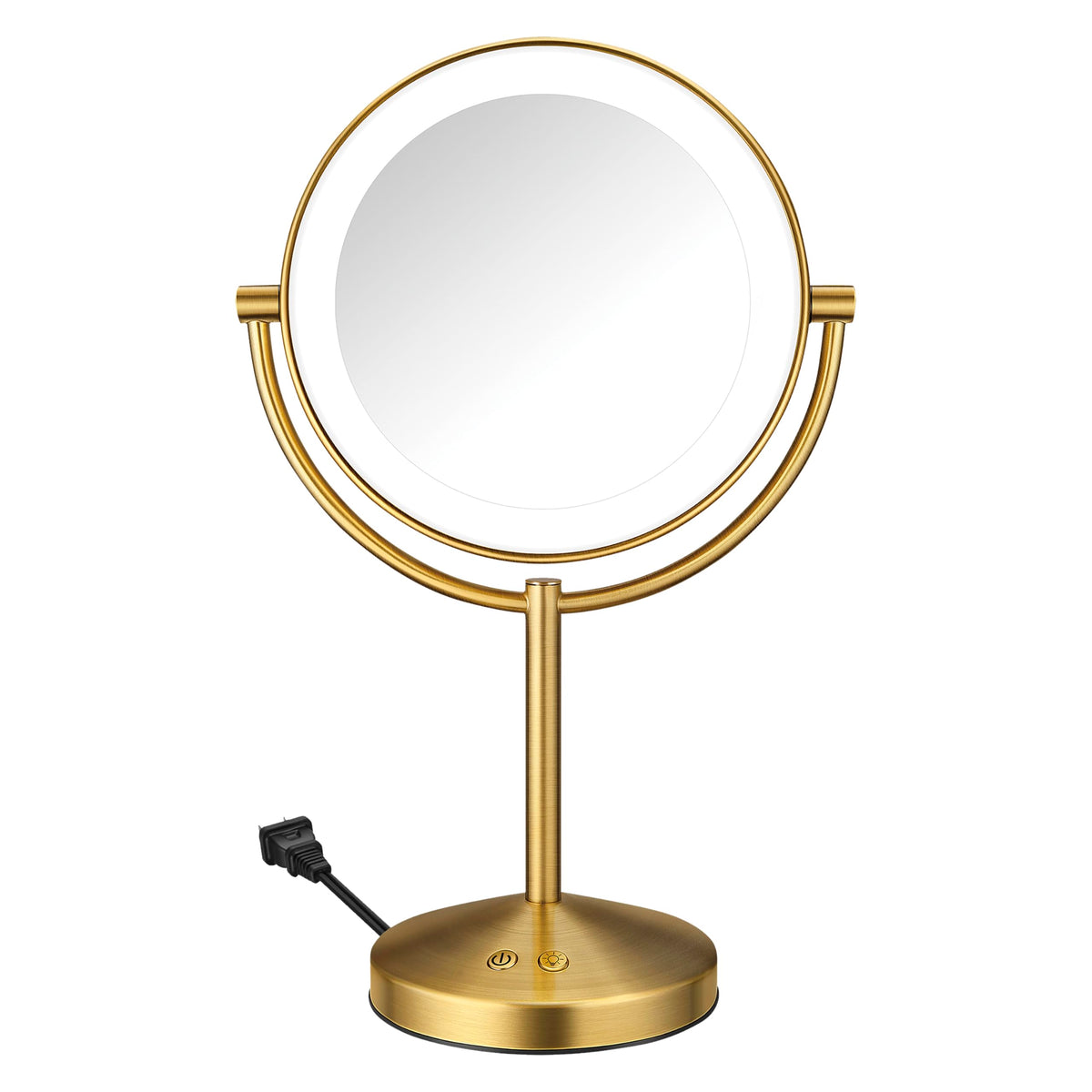 Conair front view showing brushed brass finish and modern styling benefit