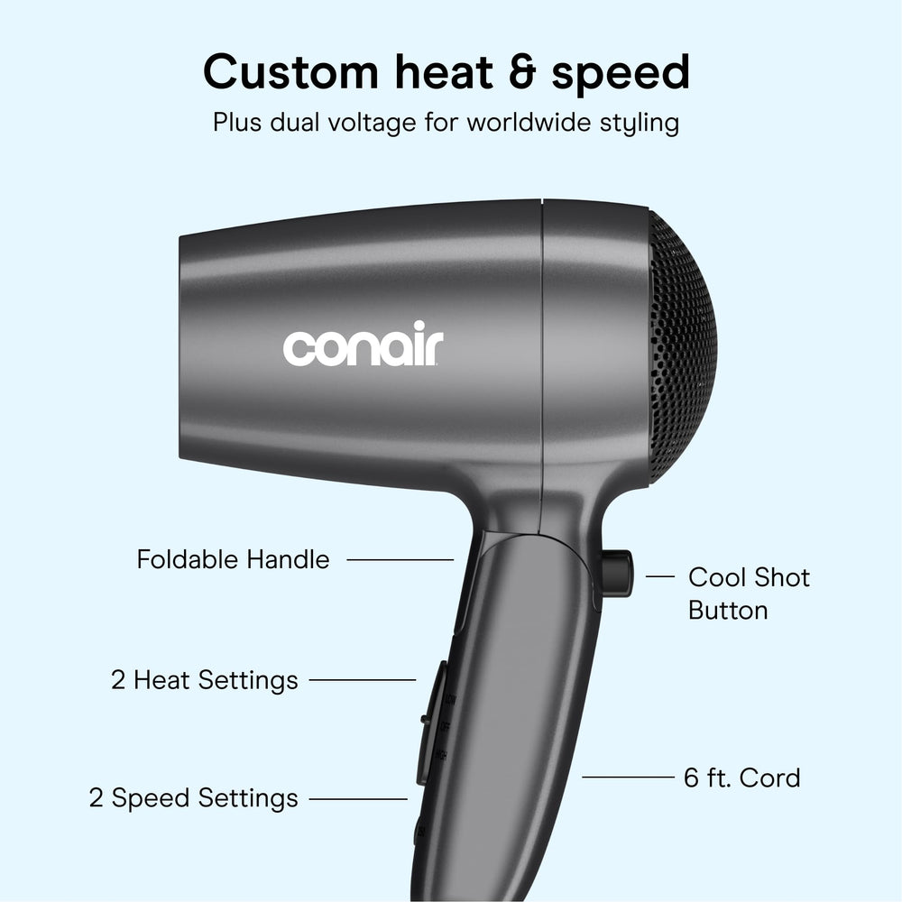 Conair close-up of grip and controls giving comfortable handling benefit