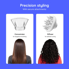 Conair concentrator close-up showing focused airflow for smooth styles