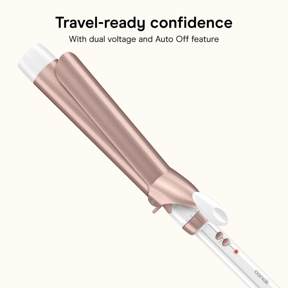Conair cool-tip end highlighting safe handling and precise sectioning during styling