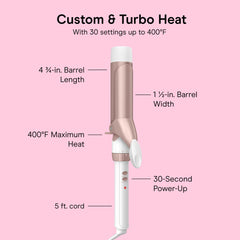 Conair cool tip detail for safe grip and comfortable styling benefit