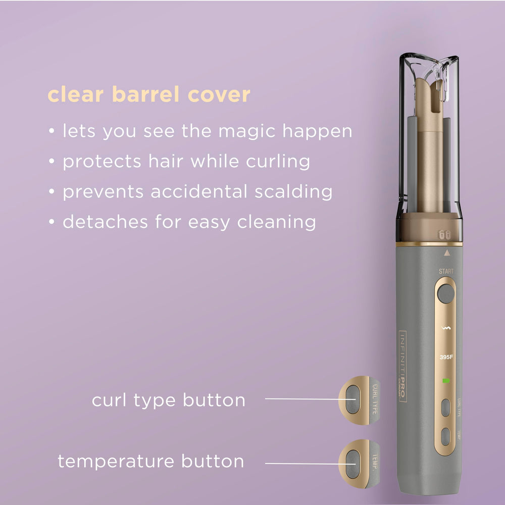 Conair Curl Secret MINI packaging and charger showing rechargeable convenience