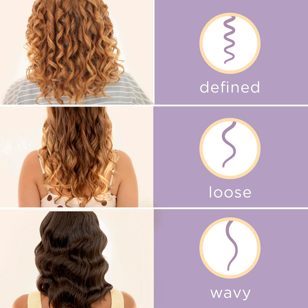 Conair Curl Secret MINI styling a short hair section creating consistent curls